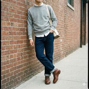 Uniqlo Selvedge Jeans Mens 28‎ Dark Indigo Wash Preppy Minimalist